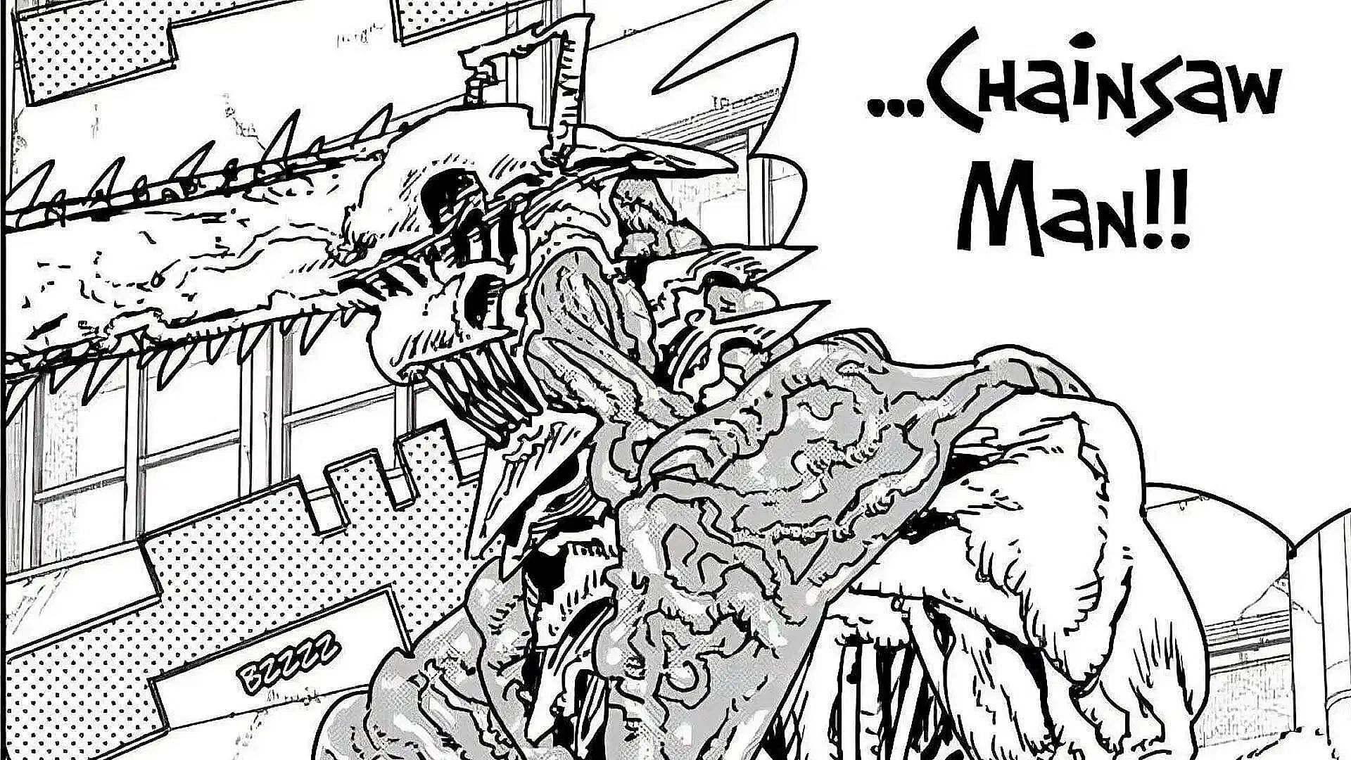 Chainsaw Man chapter 204: Fakesaw Man (Image via Shueisha)